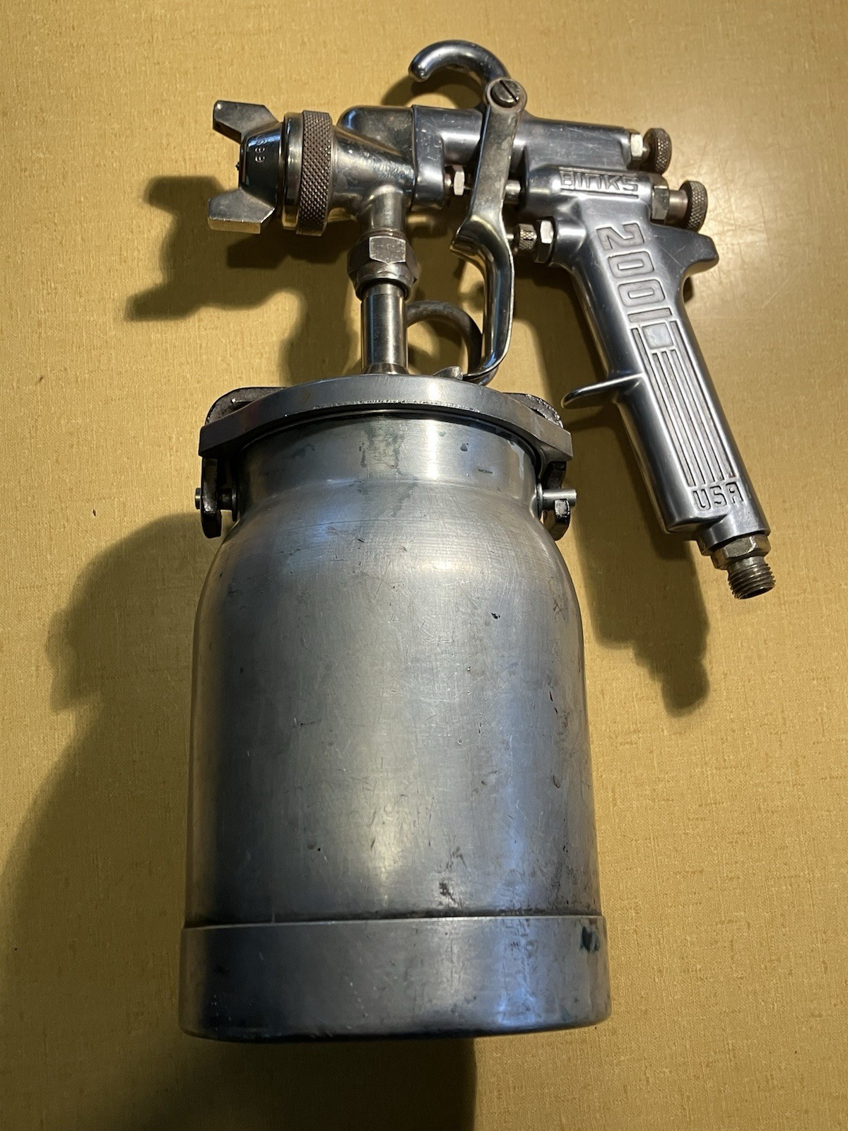 Binks 2001 Spray Gun and 66SD Nozzle Clean Untested