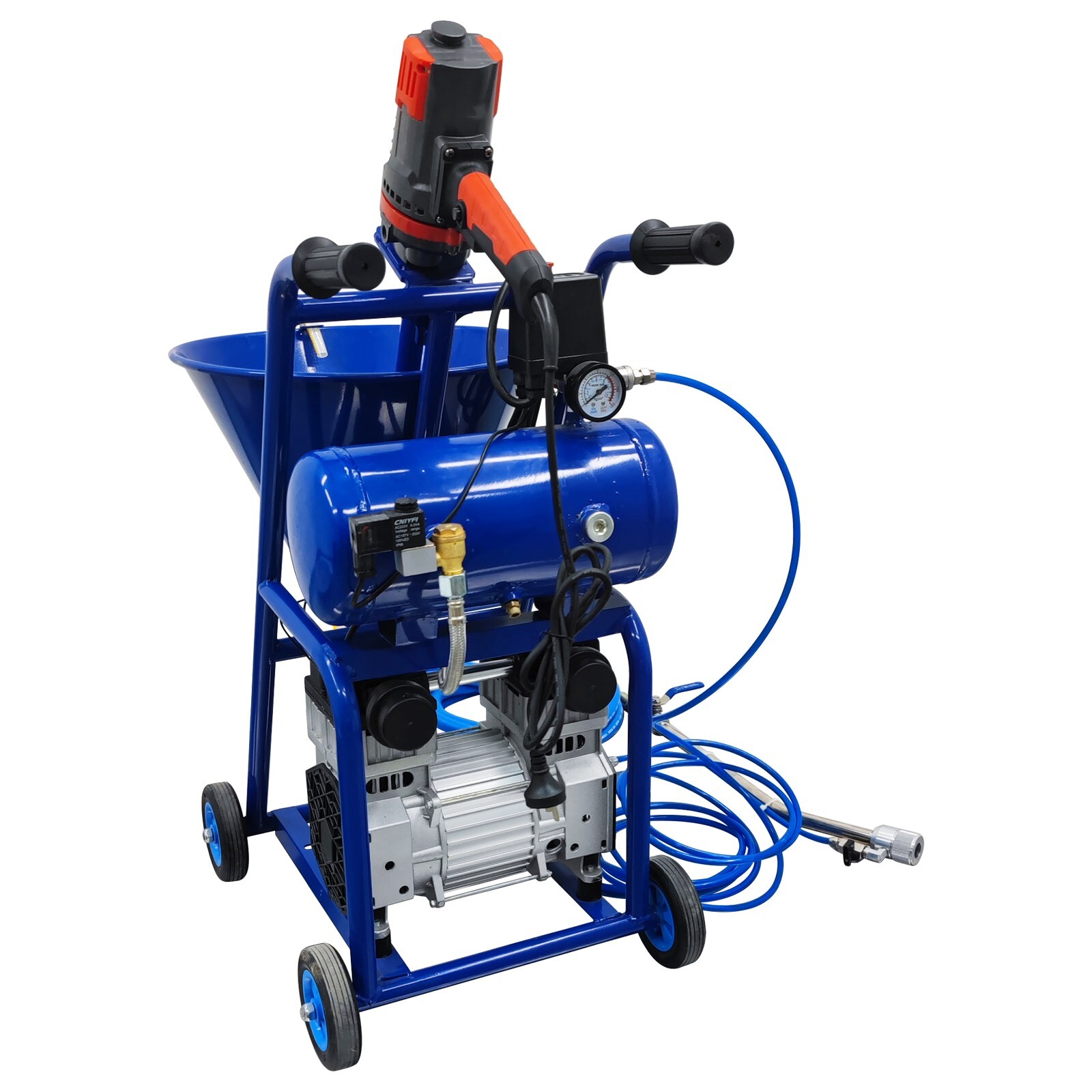 220V Putty Spraying Machine Single Motor Polyurethane Foam Machine 50L Hopper