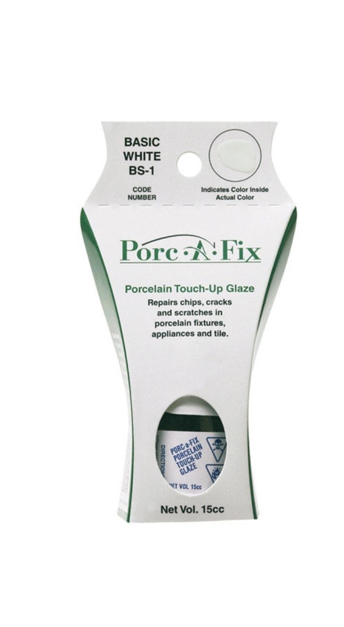 Fixture-Fix Porc-A-Fix Basic White Porcelain Touch-up Paint, 15cc BS-1