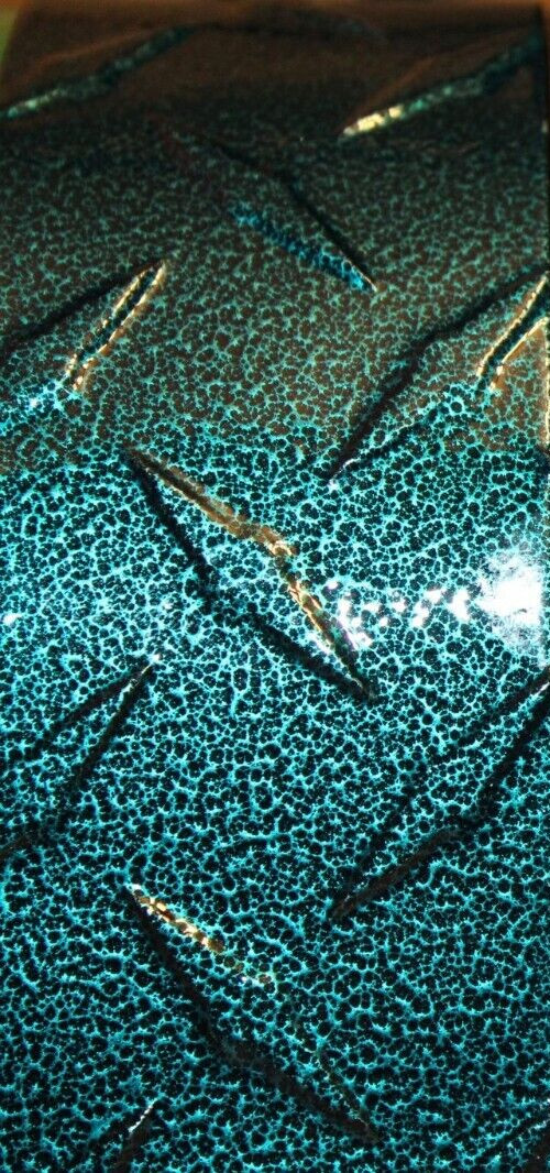 Crinkle Teal Vein Powder Coating Paint, 1Lb/450g
