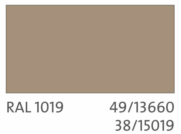 RAL 1019 Grey Beige “Light Brown” Powder Coat Paint – New 1 lb