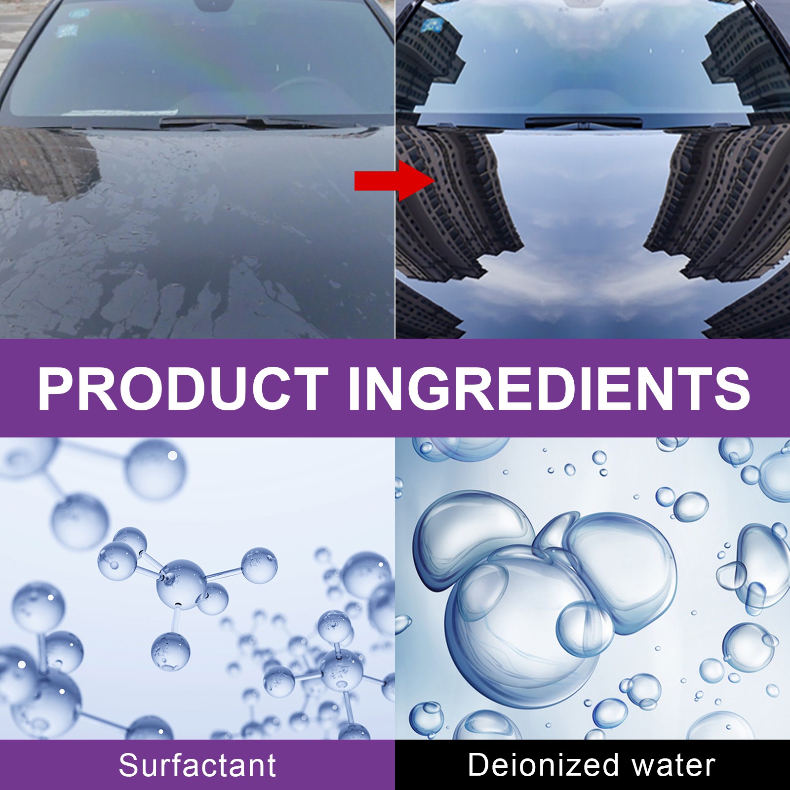 Car Detailing Ceramic Coating Spray Purple Nano Hand Spray Micro Coating