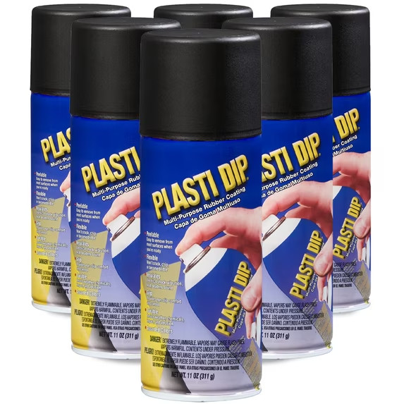 Rubberized Matte Black Spray, 11Oz