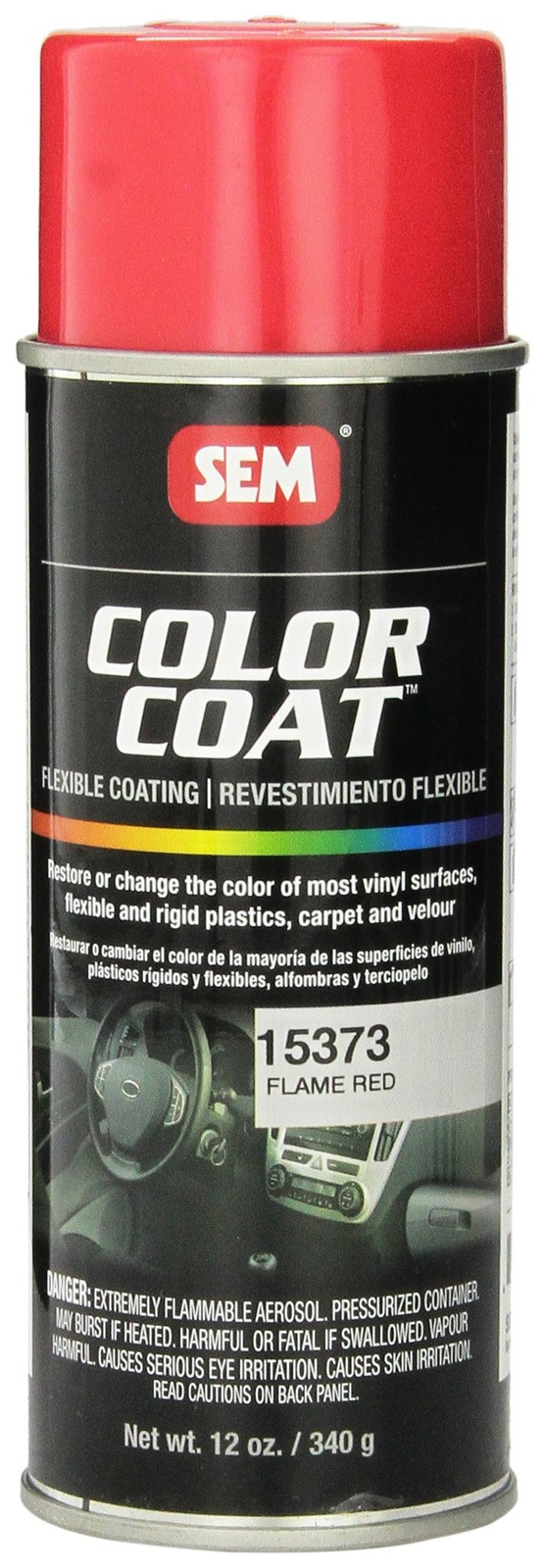 SEM 15373 Flame Red Color Coat – 12 oz.