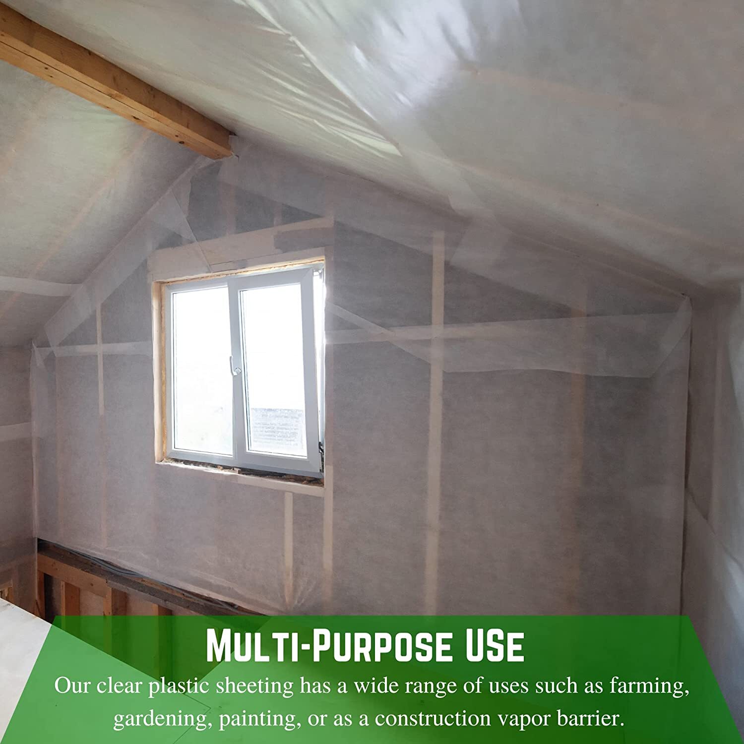 Poly Cover – 6 Mil Clear Plastic Sheeting
