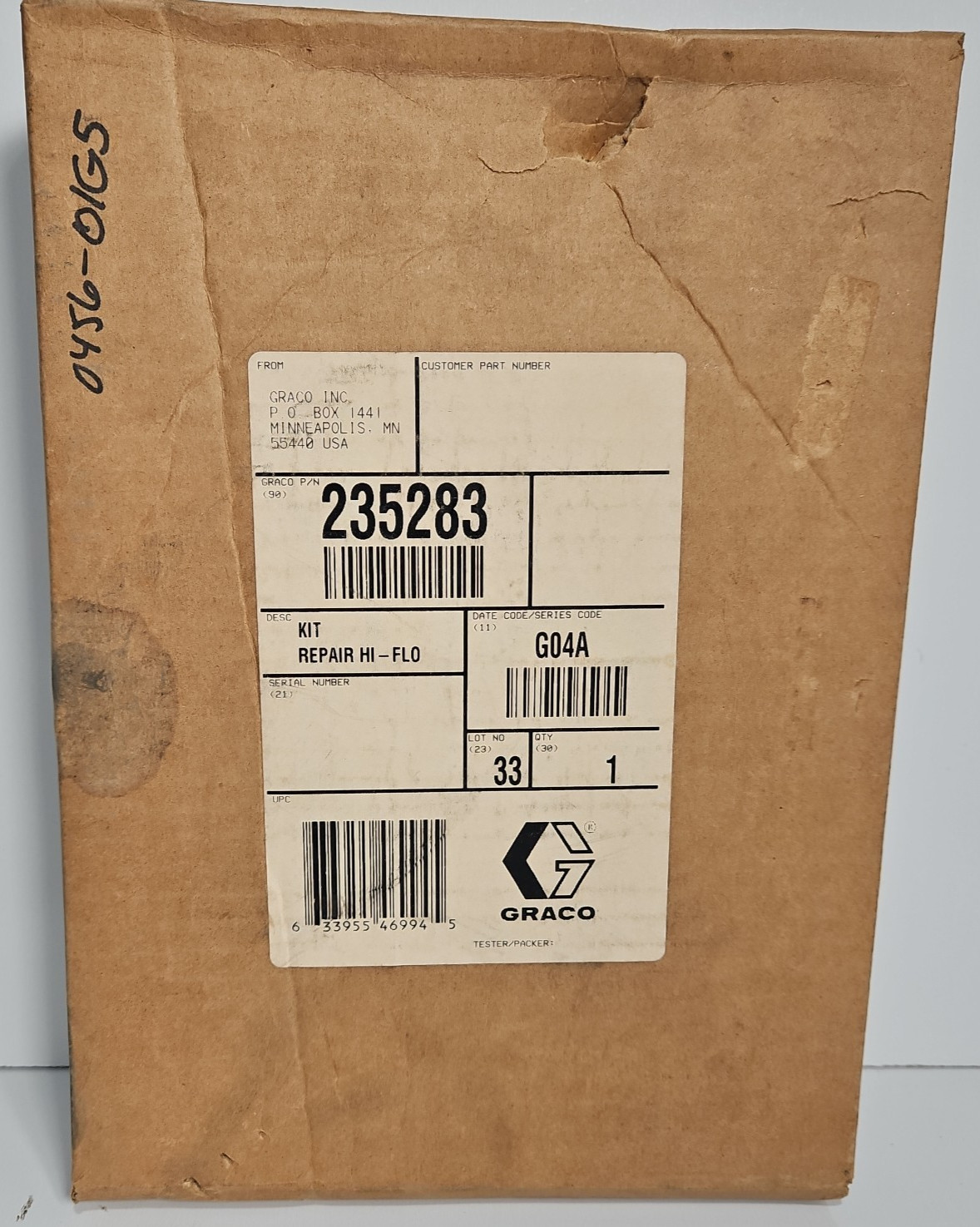 New SEALED Graco 235283 Industrial Paint Sprayer Hi-Flo Repair Kit NIB in Box