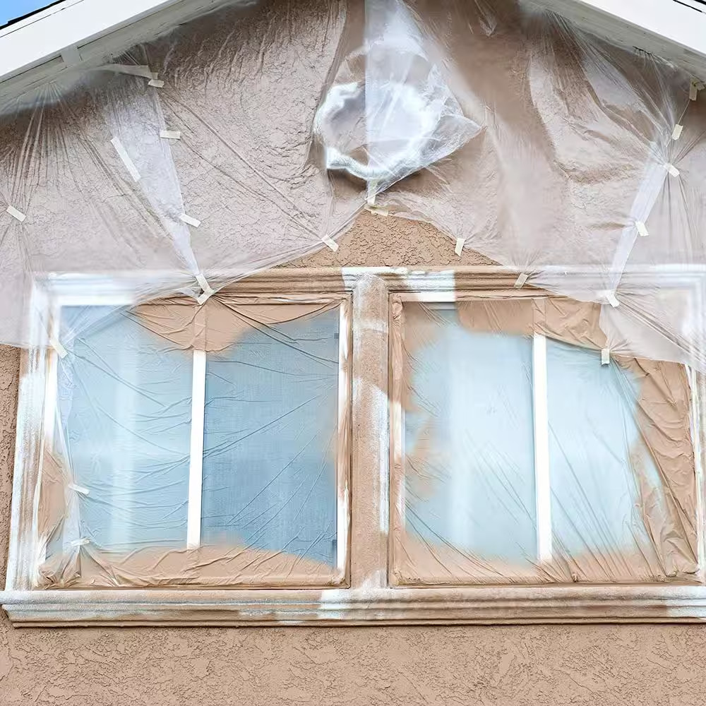 7.8 Micron Clear All Purpose Poly Sheeting – 9 Ft. X 400 Ft.- for Contractor and