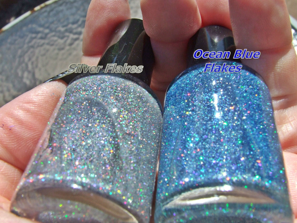 25g Silver Holographic Flakes 004″ URETHANE BASE Lacque