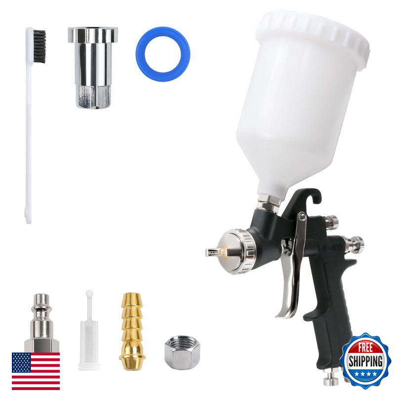 Pntgreen Hvlp Air Spray Gun 1.3/1.5/1.7Mm Nozzles Paint Guns For House Painting