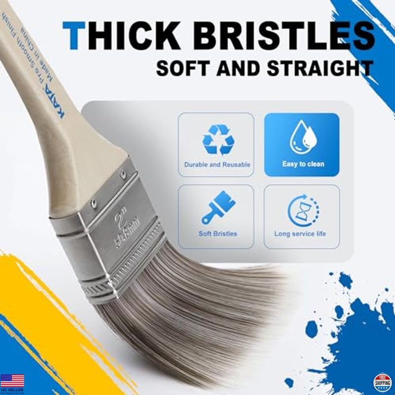 KATA Household Painting Tool Kit – 4 Inch Paint Tray with 8 Pack Disposable