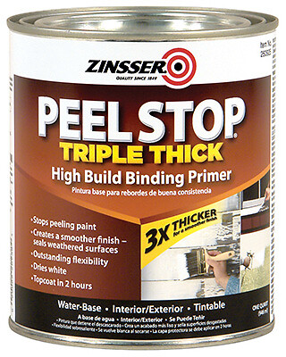 Zinsser 260925 Peel Stop Binding Primer, Triple Thick, 1-Qt. – Quantity 1