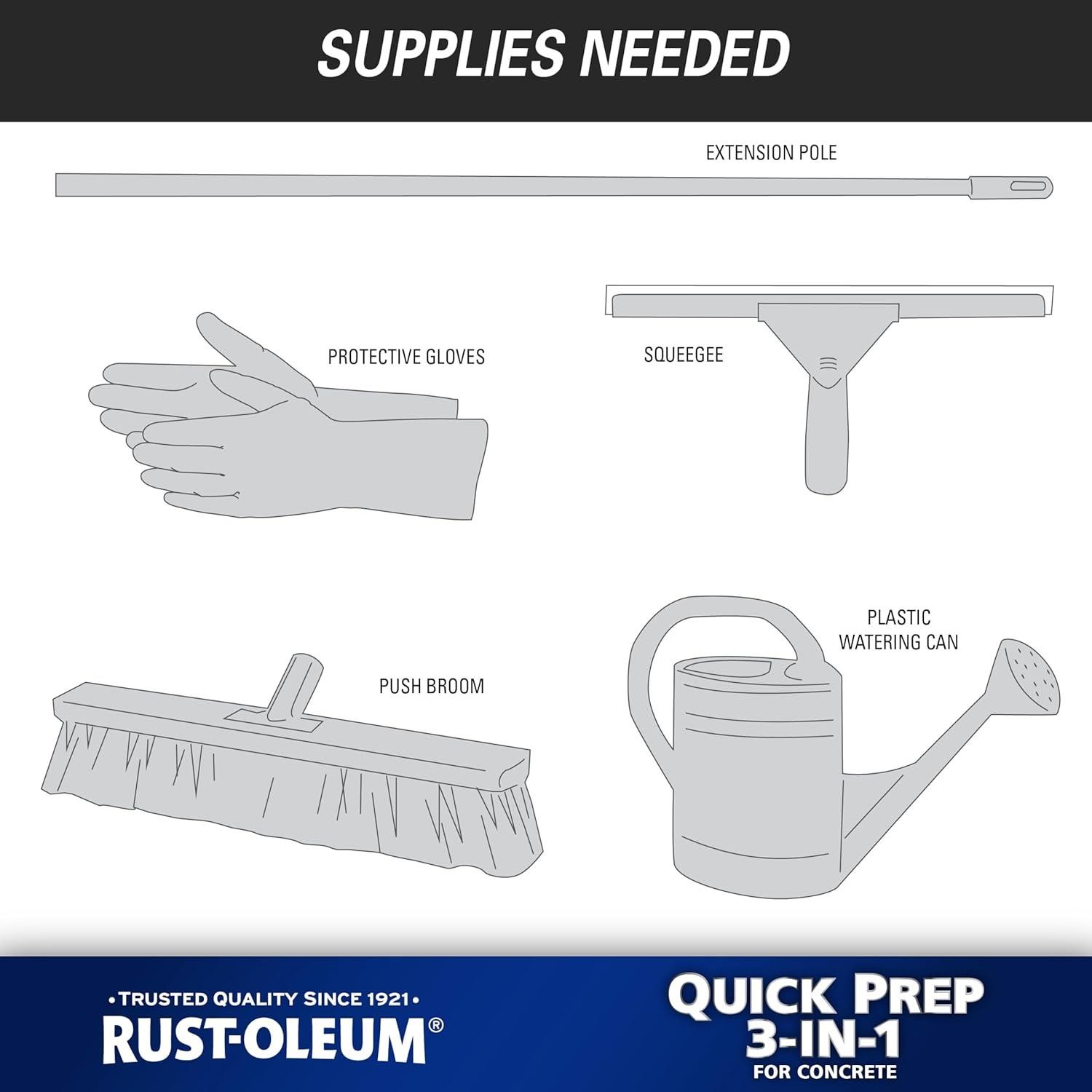 Rust-Oleum Quick Prep 3-IN-1 for Concrete, 1 Gallon – 362970
