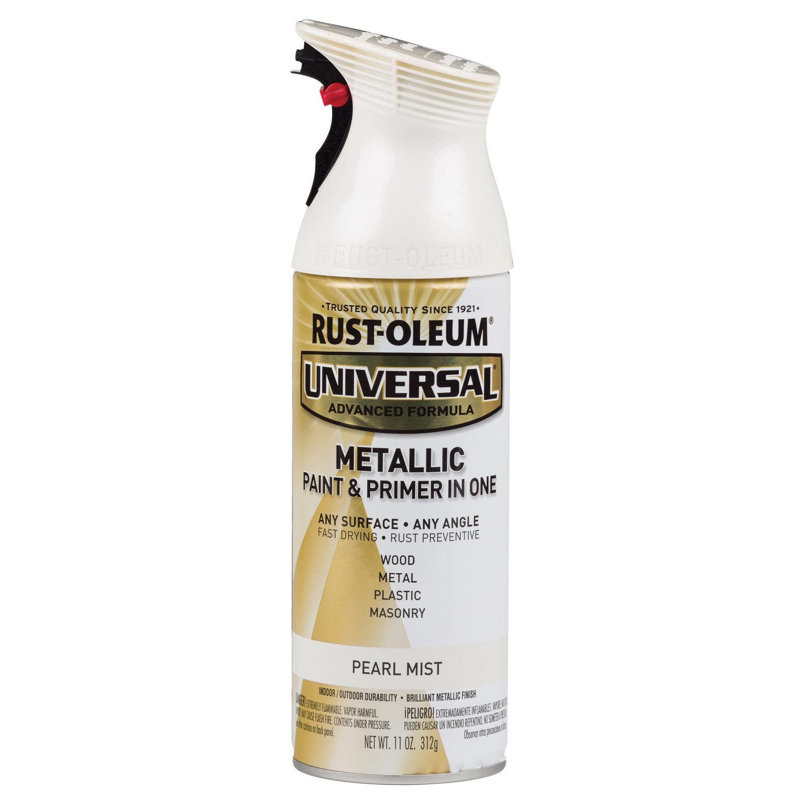 Rust-Oleum Universal All Surface Metallic 11 Ounce (Pack of 1), Pearl Mist