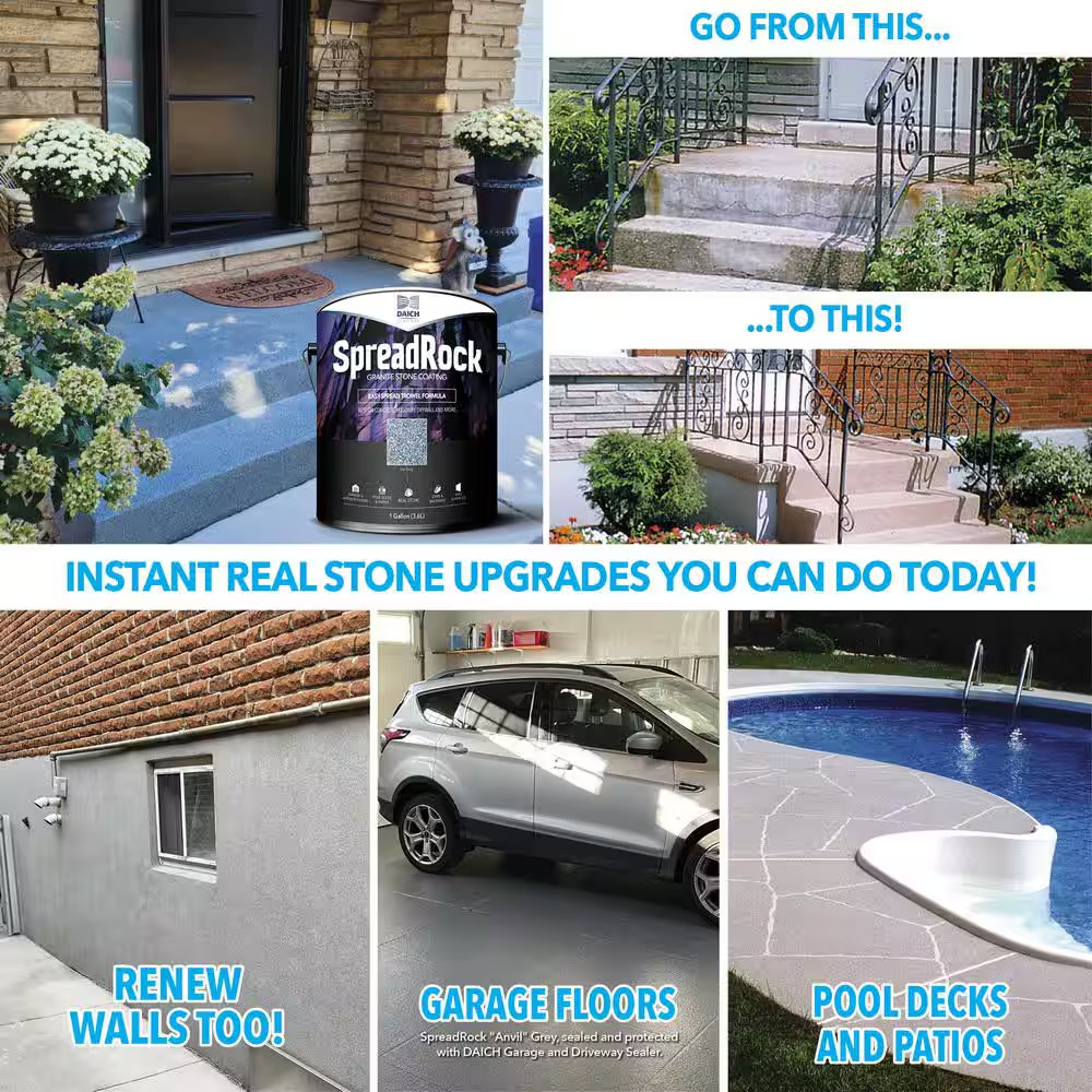 Spreadrock Granite Stone Coating 3-Gal Sandstone Interior/Exterior