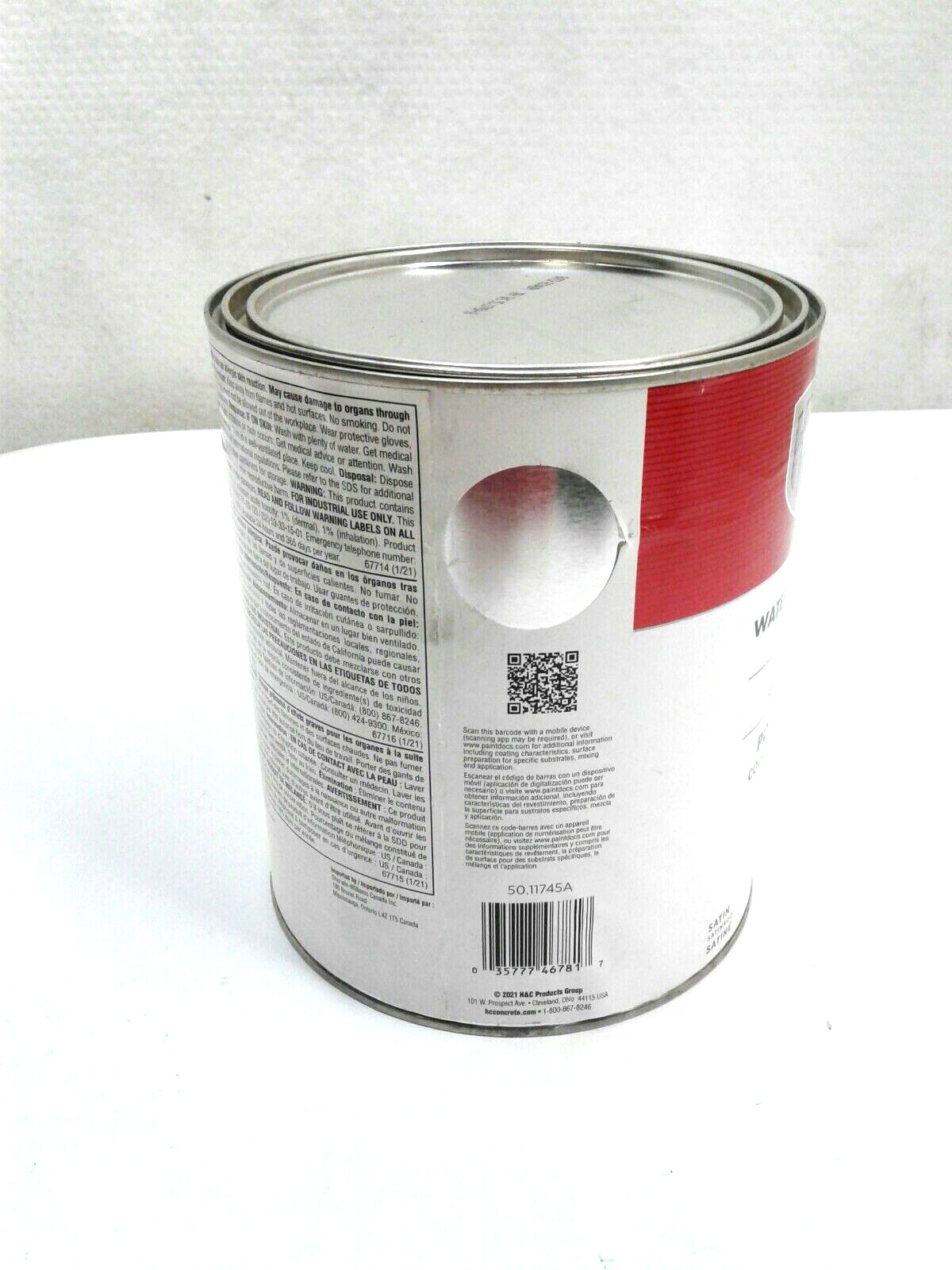 H&C Pro Series Water Based Polyurethane 2 Part Clear Satin (Part A Only) 84.5 oz