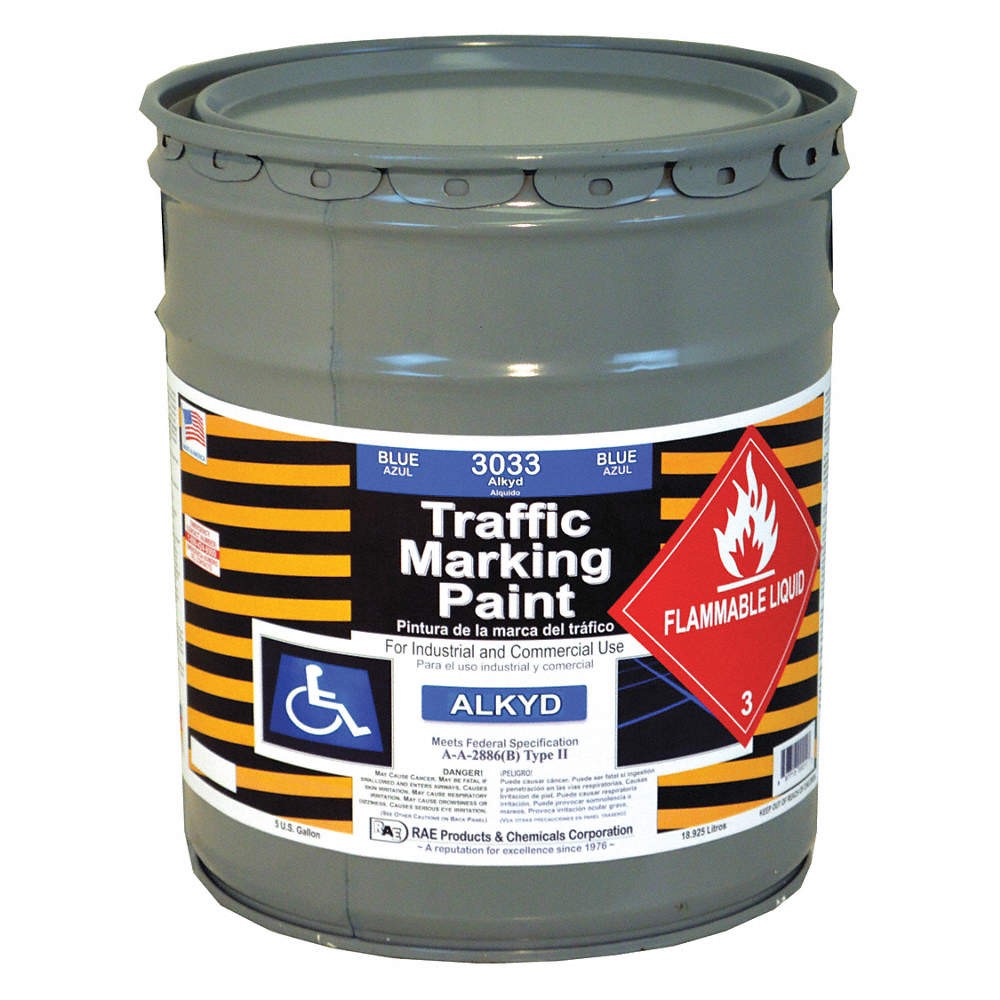 RAE 3033-05 Traffic Zone Marking Paint,Handicap Blue 3EHH1