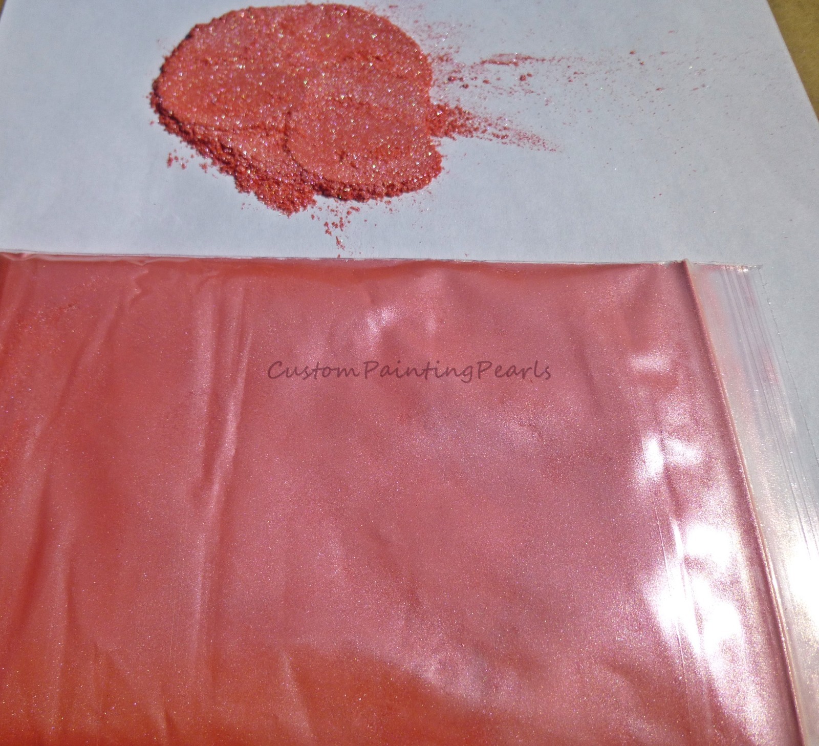 25g Shimmer Pink Red Pearl LACQUER ACRYLIC URETHANE gallon HOK