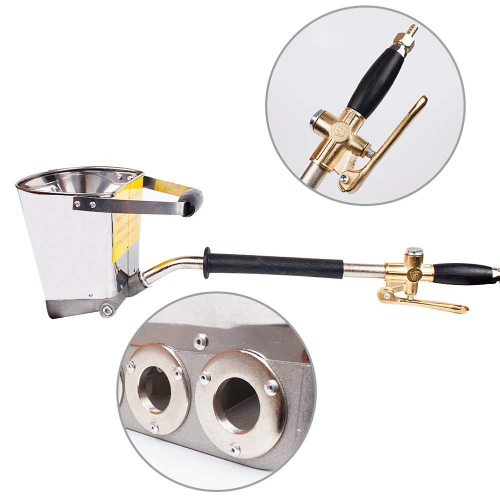 Beduan 4 Jet Pneumatic Cement Stucco Sprayer Gun Plaster Mortar Automatic Air
