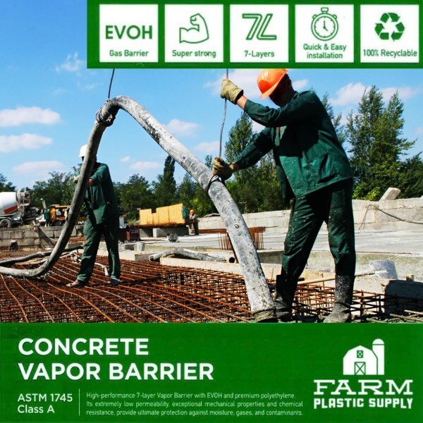 Farm Plastic Supply – SEALCORE+ EVOH Concrete Vapor Barrier – 20 Mil