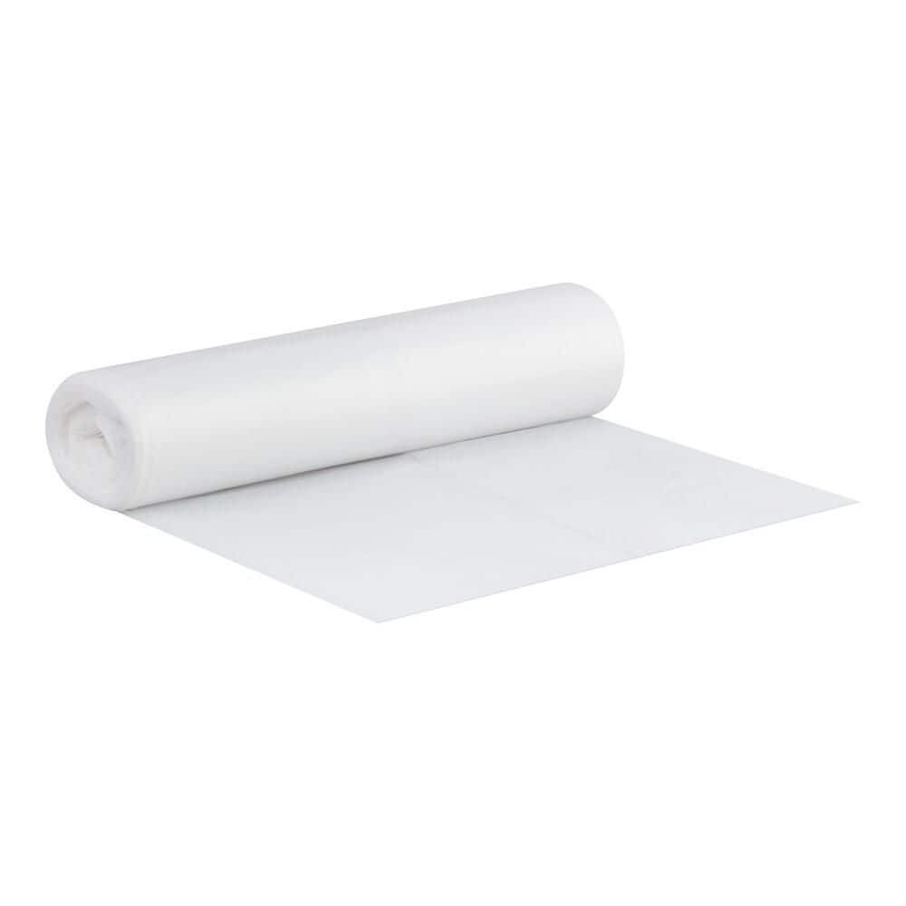 10 ft x 25 ft Clear 3.5 Mil Plastic Sheeting Heavy Duty Cover Film