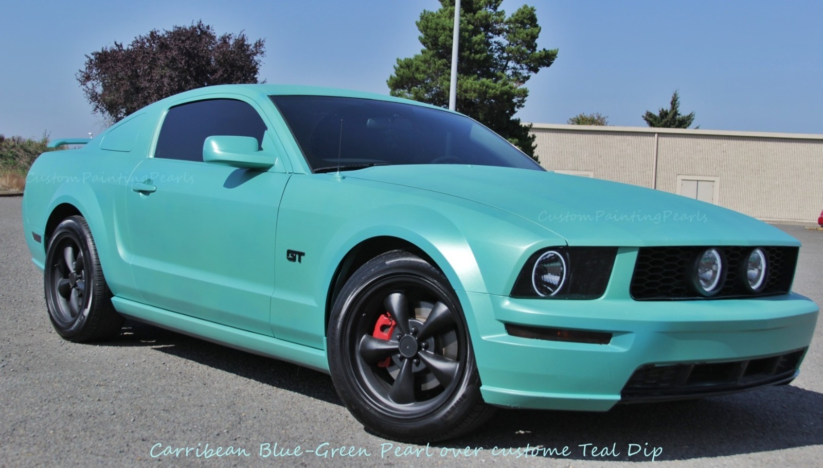 Chameleon Kameleon Flip Shift Pearl Caribbean Blue to Green candy custom paint