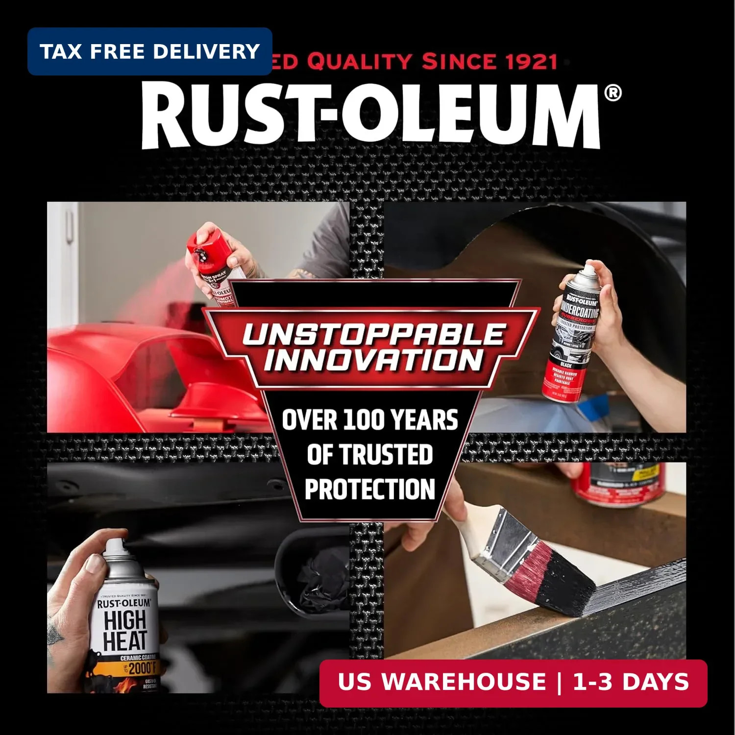 Rust-Oleum 248657 Rubberized Undercoating Spray, 15 oz, Black