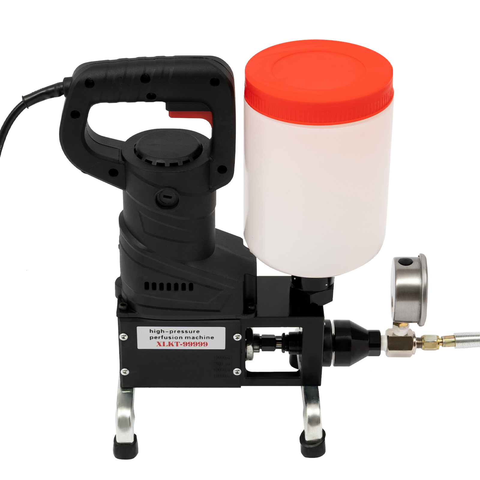 Electric Grouting Machine High Pressure Grouting Injection Pump 0-10000PSI 110V