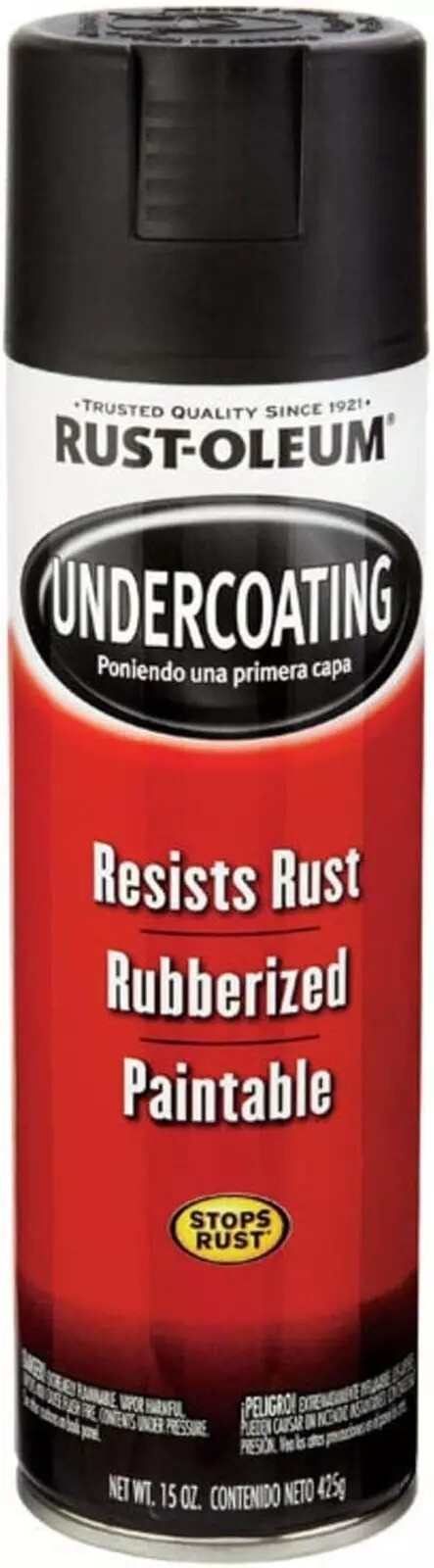 Truck Rubberized Undercoating Spray, 15 oz, Black