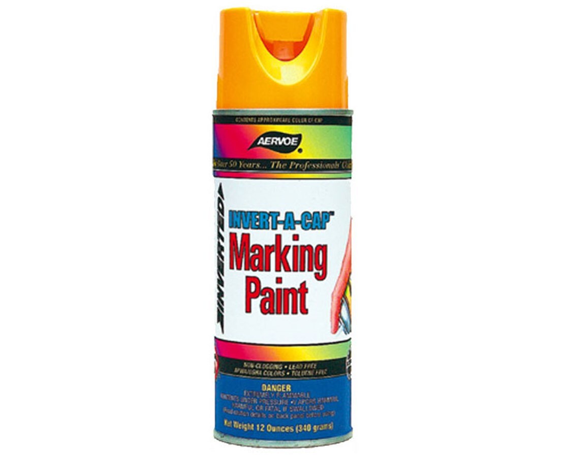 Aervoe 274 Invert-A-Cap Marking Paint. Fluorescent Green – 12/pk