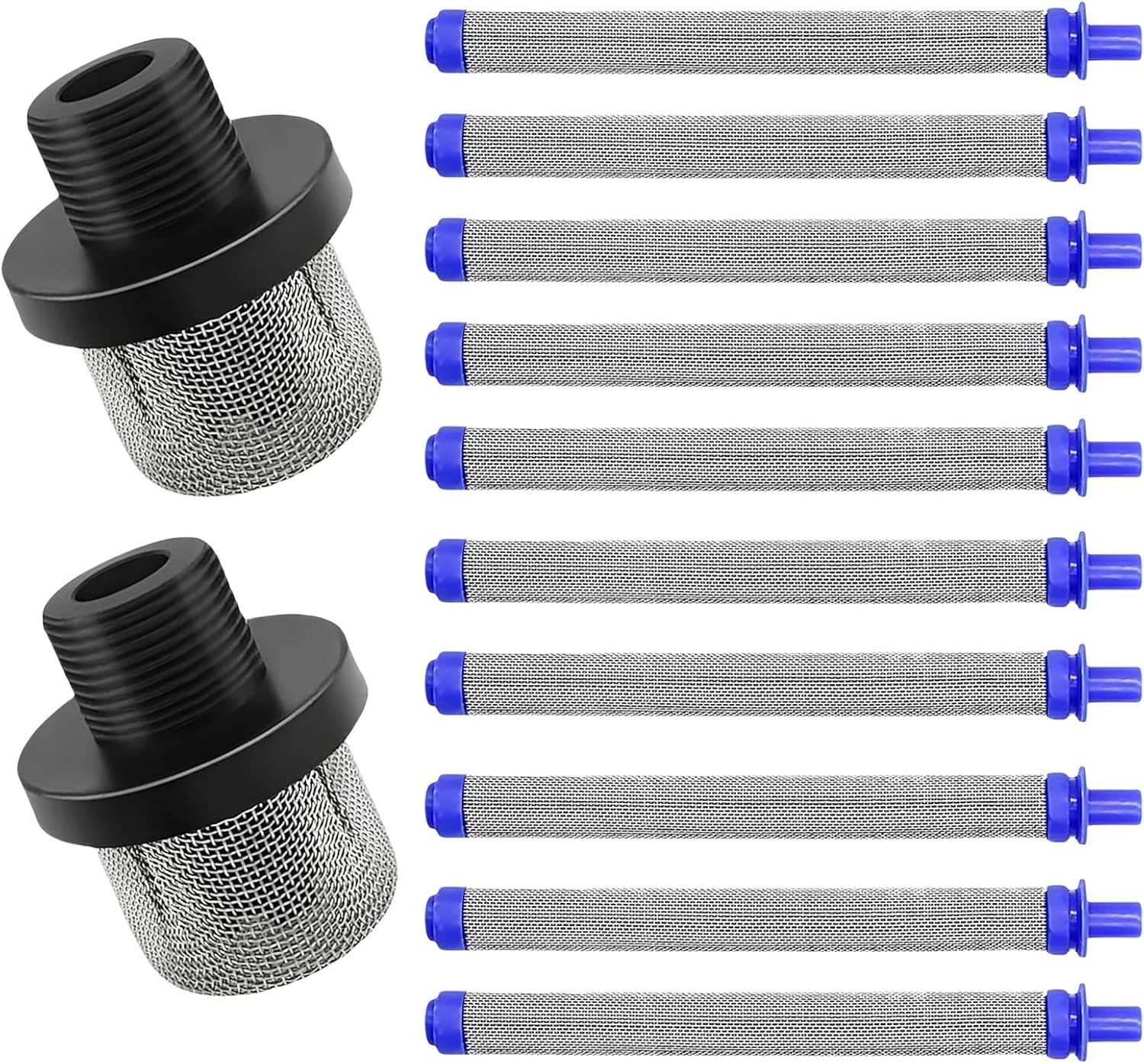 2-Pack 288716 3/4″ Inlet Strainer + 10-Pack 288749 Airless Spray Gun Filters