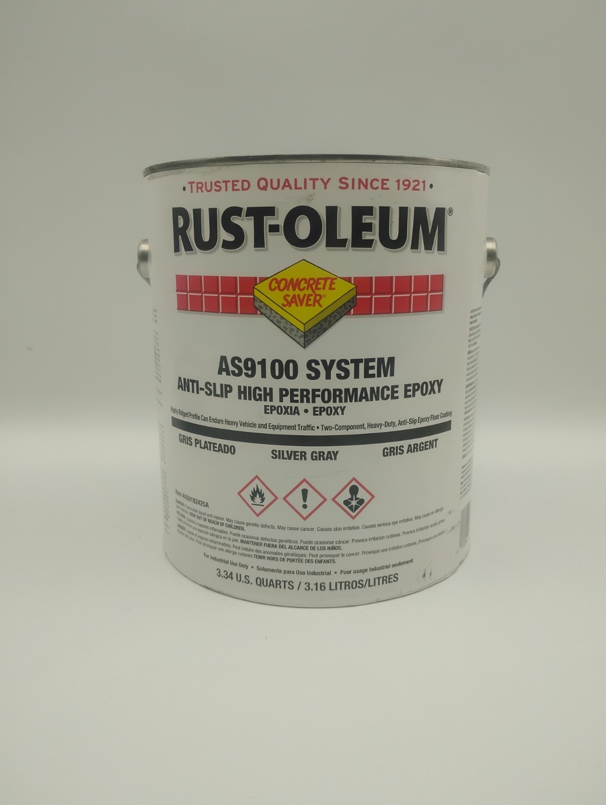 RUST-OLEUM Anti-Slip Floor Coating: Concrete Saver AS9100, Epoxy Floor Coatings