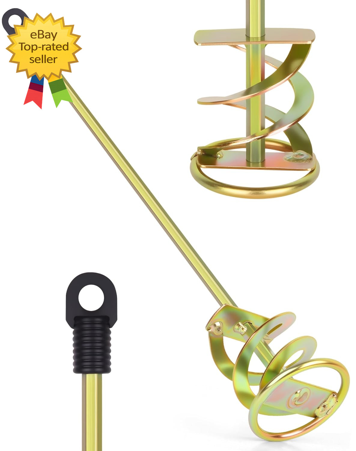 Paint Mixer Drill Attachment Zinc Plated Rust Free Fits 1 To 5 Gallon Buckets
