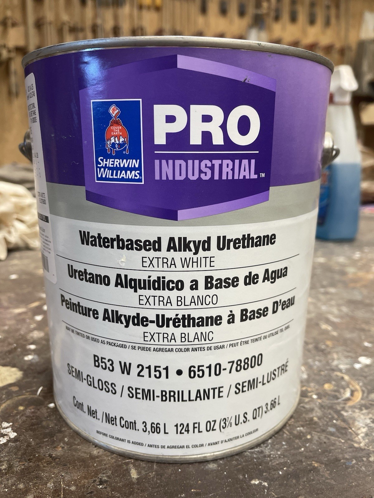 Sherwin Williams Industrial Waterbased Alkyd Urethane/ Taupe Tone / Semi-Gloss