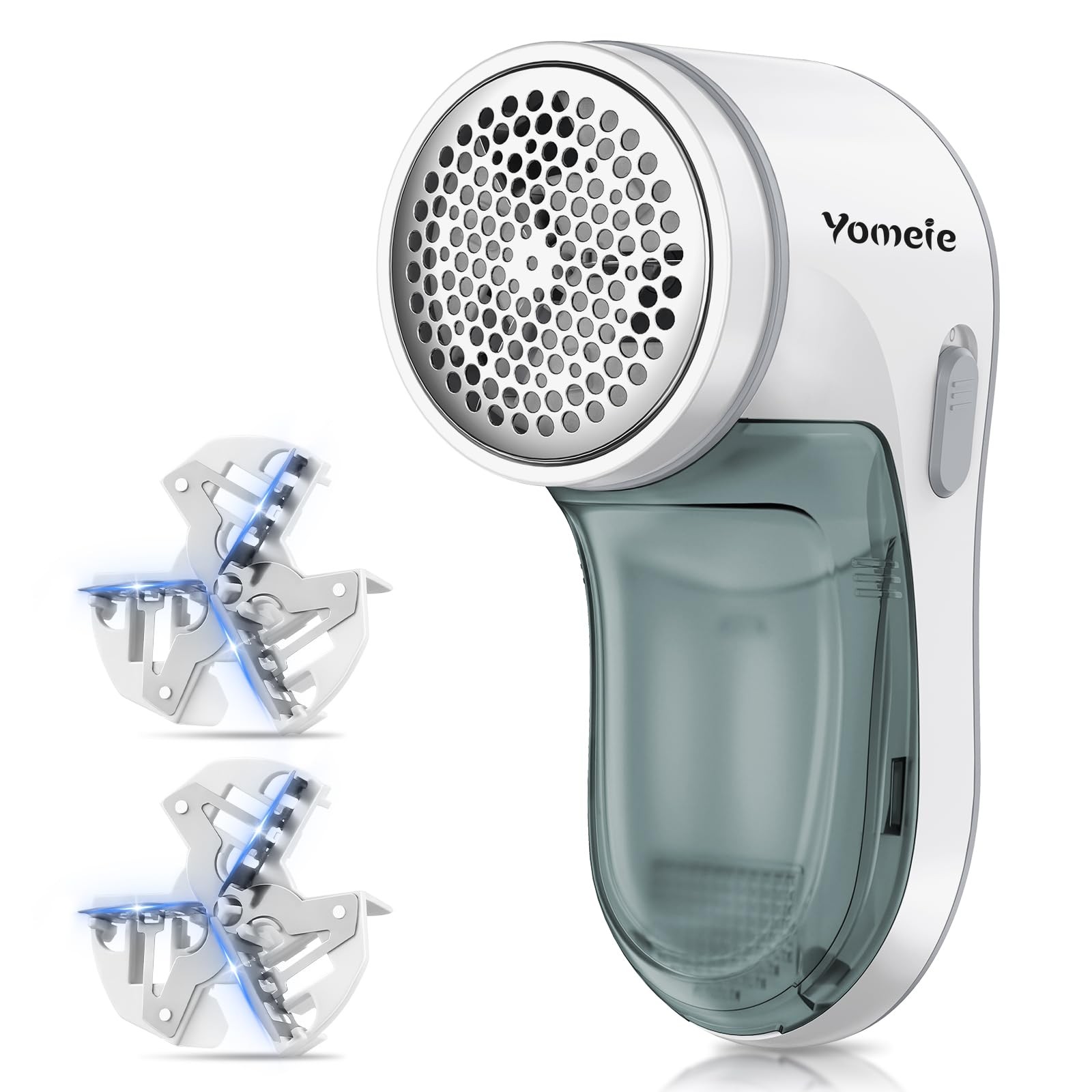 Electric Lint Remover Fabric Shaver for Clothes Sweaters Upholstery – 2 Blades