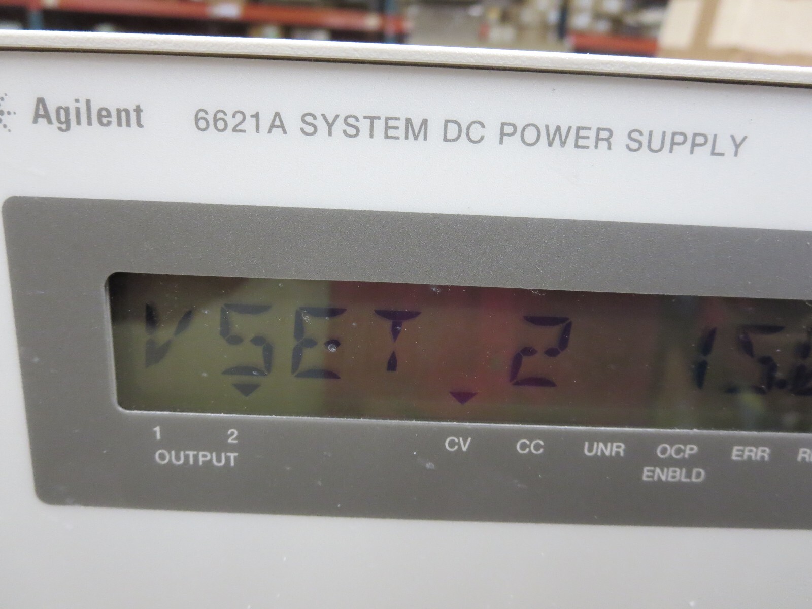 Agilent (H-P) 6621A System DC Power Supply 0-7V/0-10A Or 0-20V/0-4A Tests Good