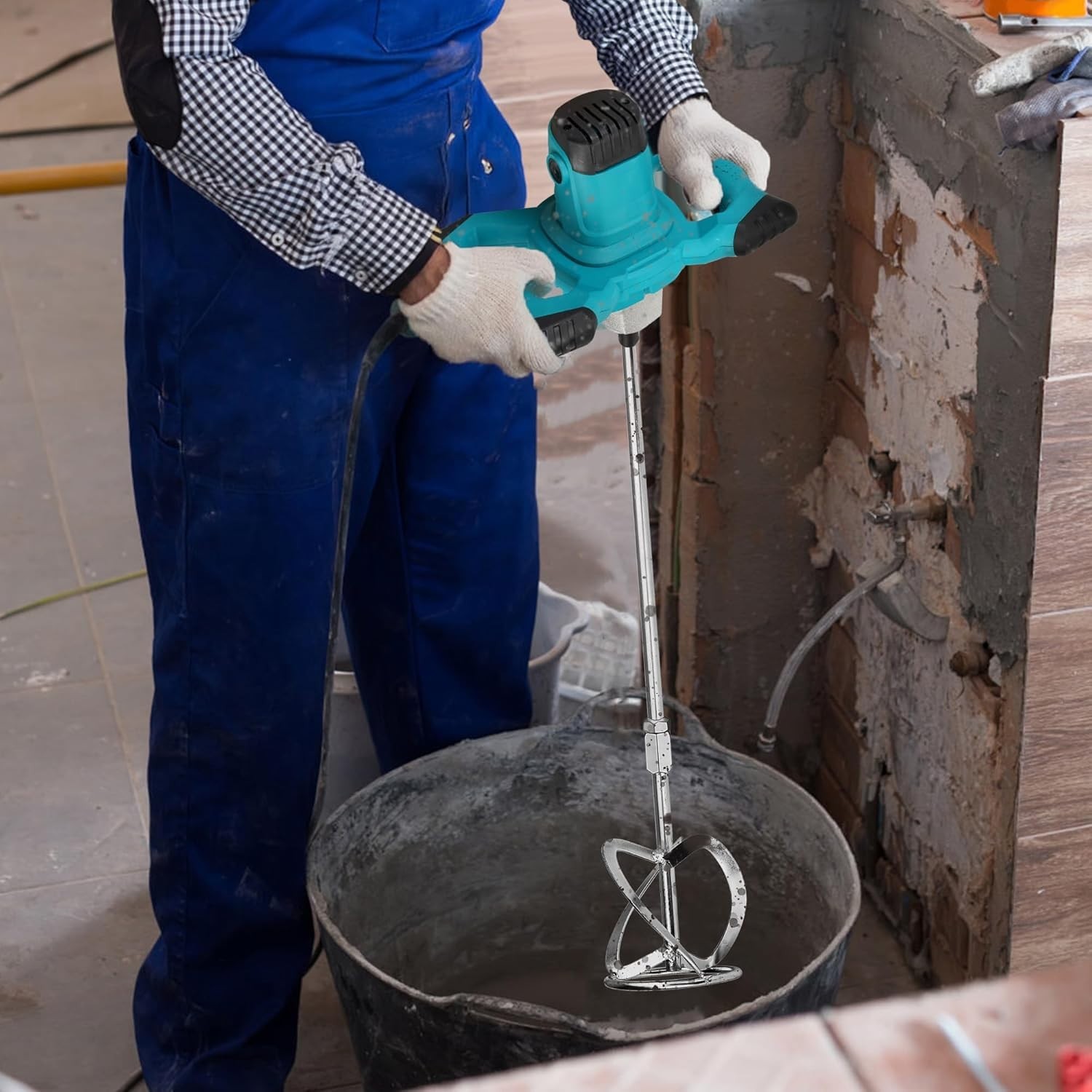 Concrete Mixing Head, Cement or Paint Mixer Drill Bit Accessories, Exclusive …