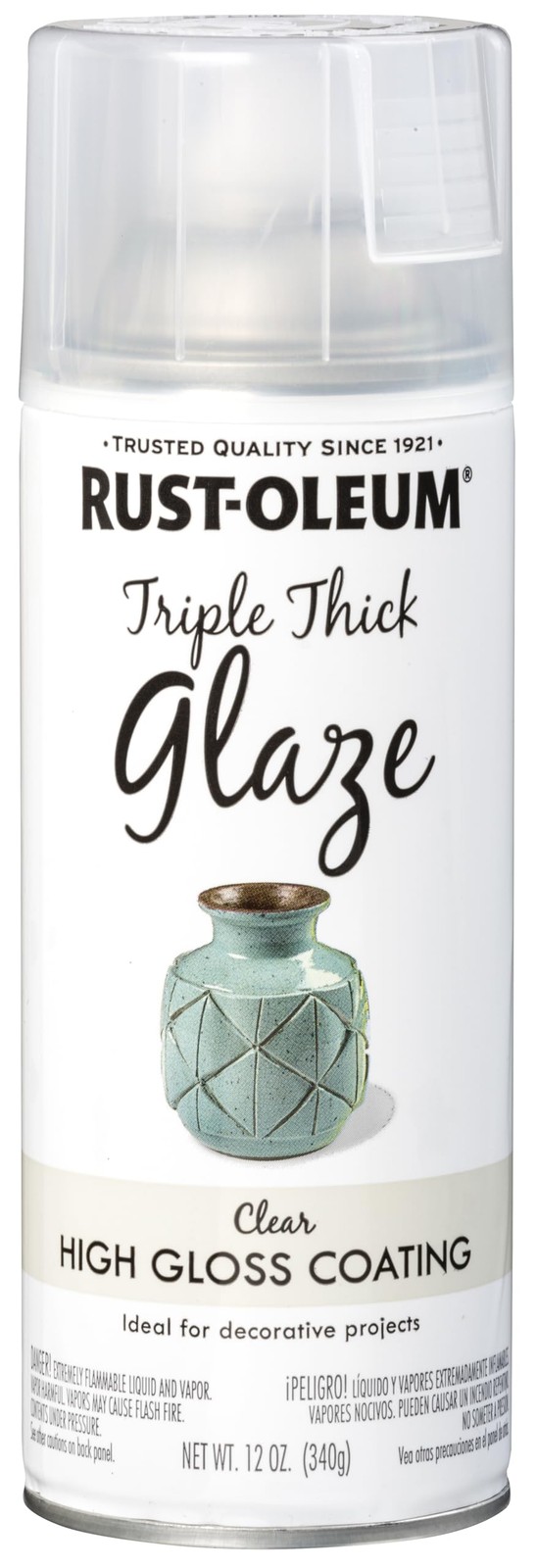 Rust-Oleum 301416 Specialty Triple Thick Glaze 12 Ounce (Pack of 1), Clear