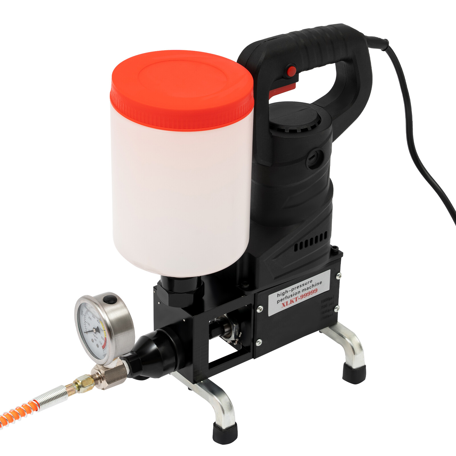 Electric Grouting Machine High Pressure Grouting Injection Pump 0-10000PSI 110V