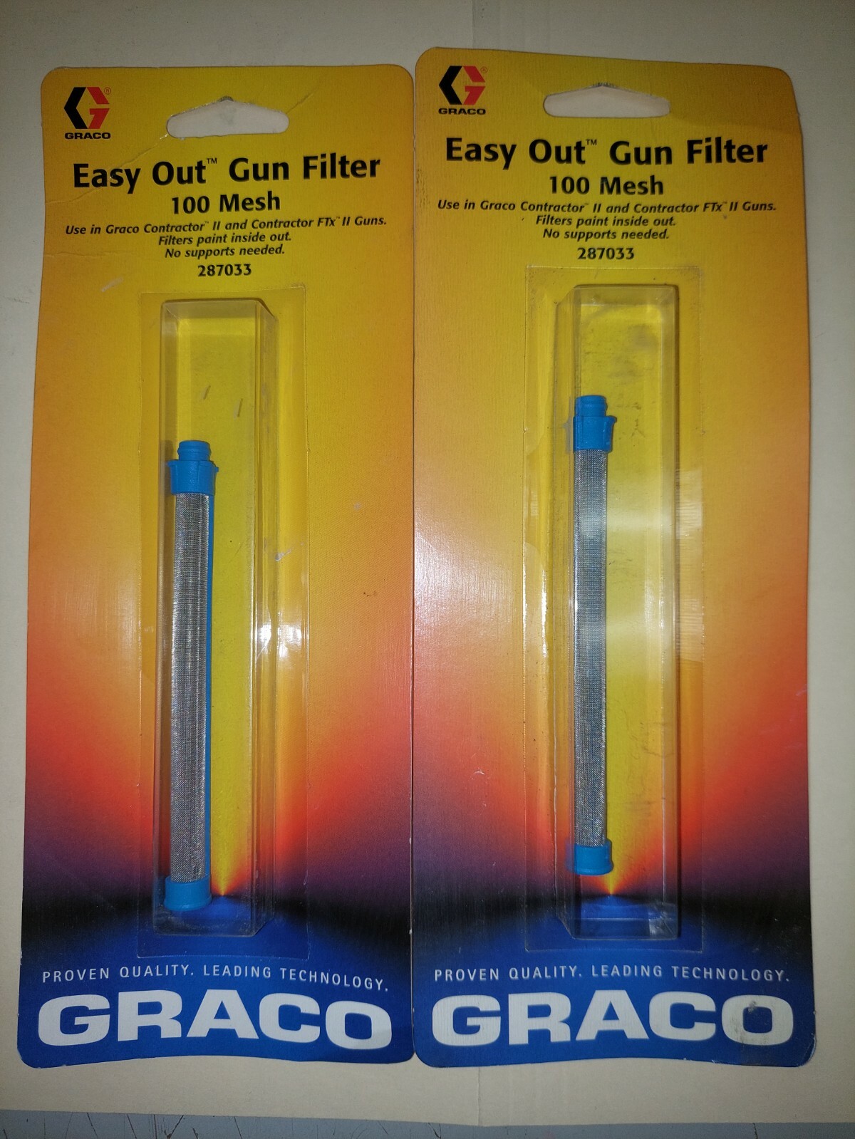 Graco Easy Out Gun Filter 100 Mesh (Pack of 2) P/N 287033