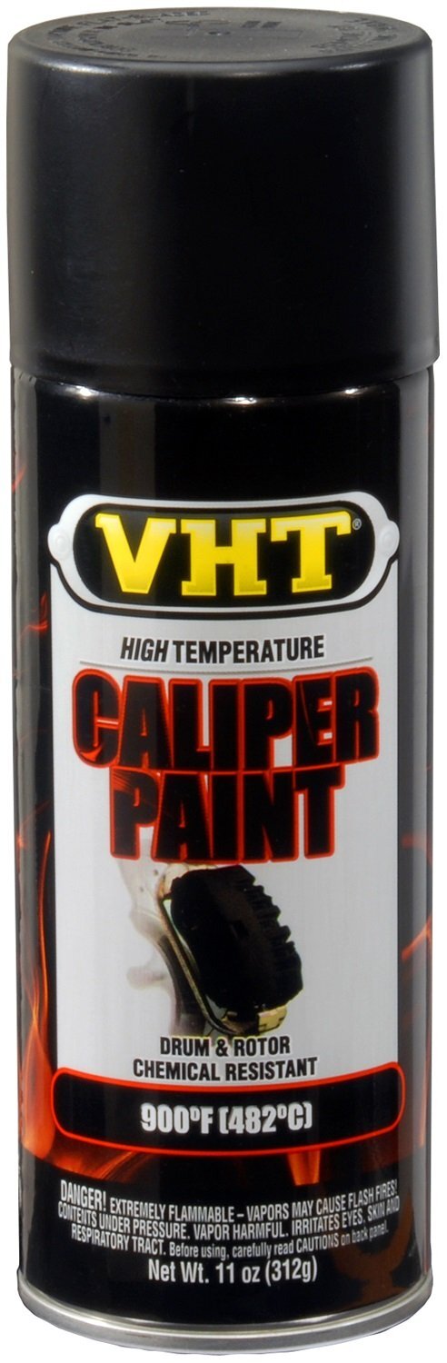 VHT High Temp Brake Caliper Spray Paint 11oz Satin Black Fast Dry Durable Finish