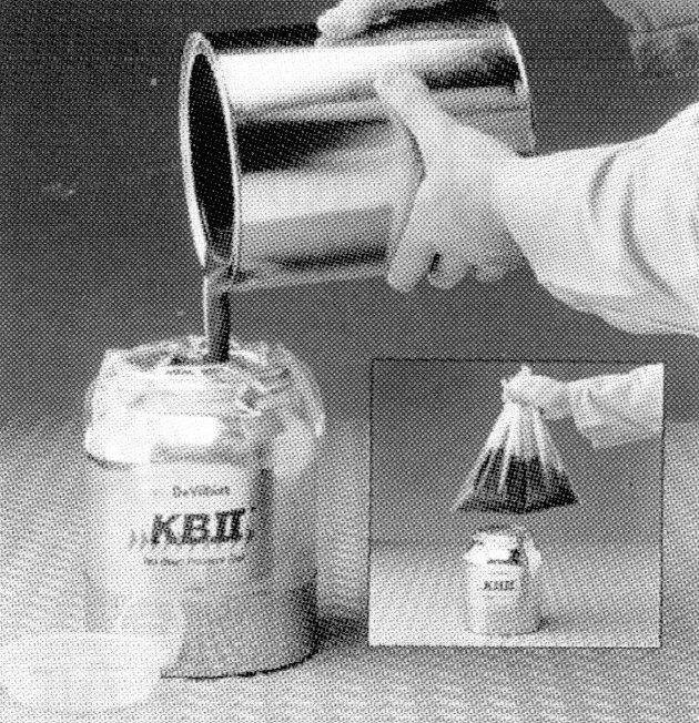 Devilbiss KK-5051 Disposable Cup Liner Kit – 20 Liners, 20 Lids, 3 Rings (NOS)