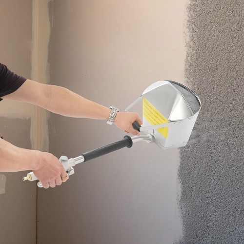 Cement Stucco Sprayer with Detachable Nozzles Stucco Cement Texture Hopper