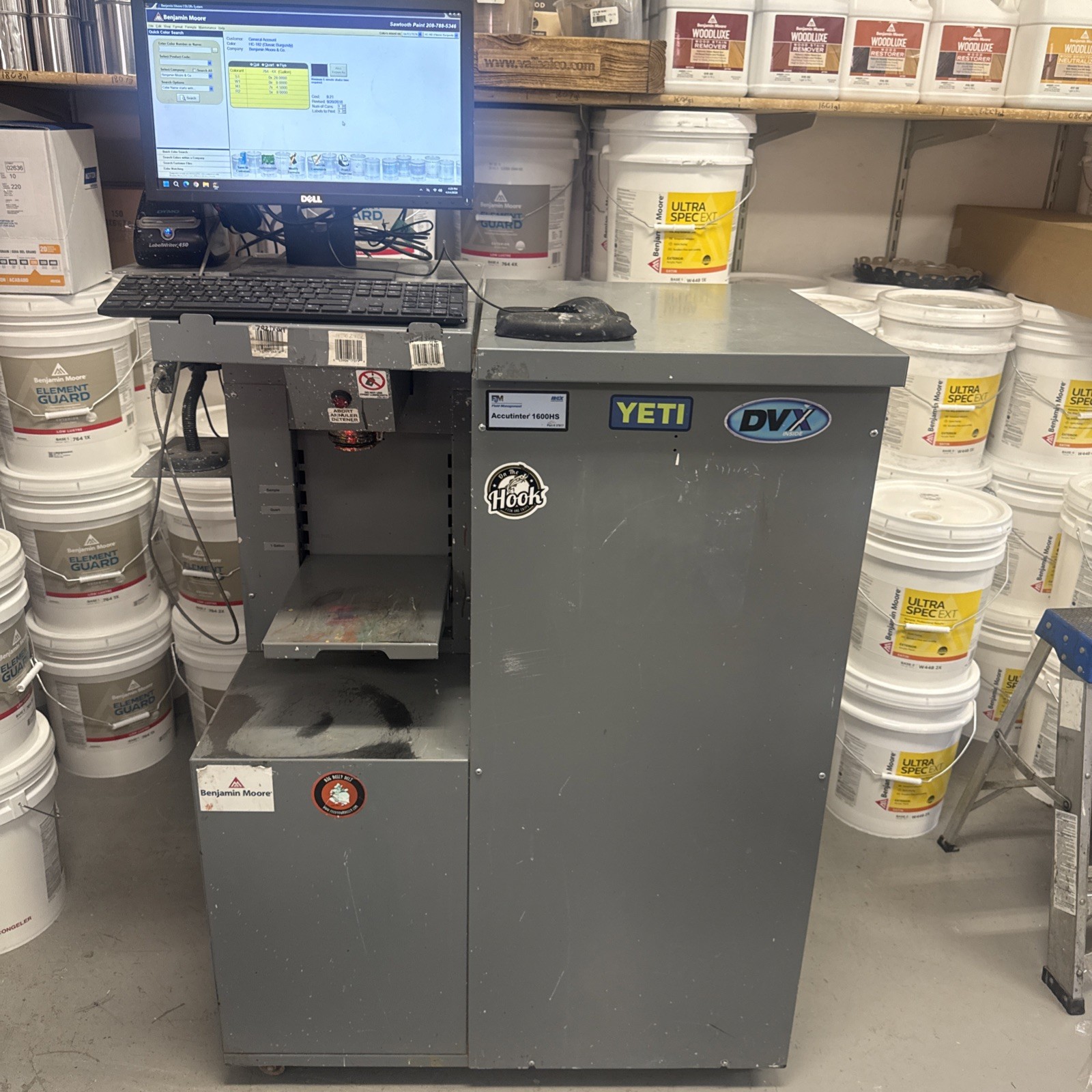 Fluid Management Accutinter 1600HS Automatic Dispenser 4 Channel Paint Tinter