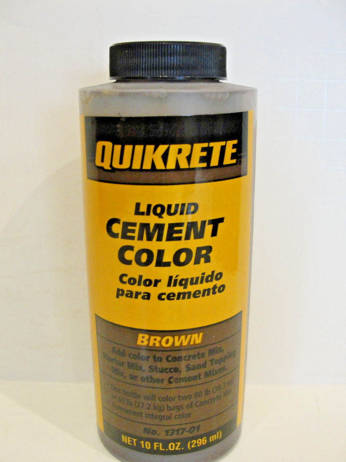 Quikrete 10 oz. Liquid Cement Color Brown No. 1317-01 *New*