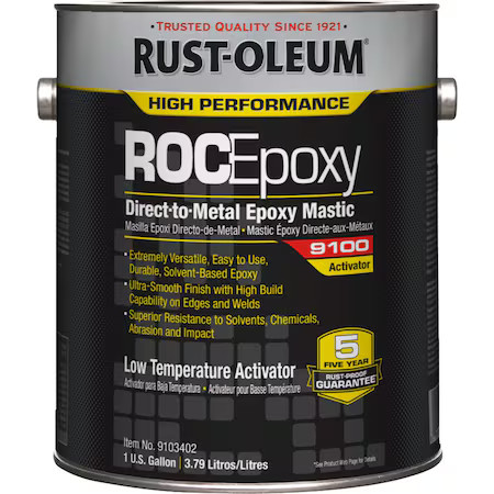 Rust-Oleum 9103402 Low Voc Low Temperature Epoxy Coating Activator, Clear,