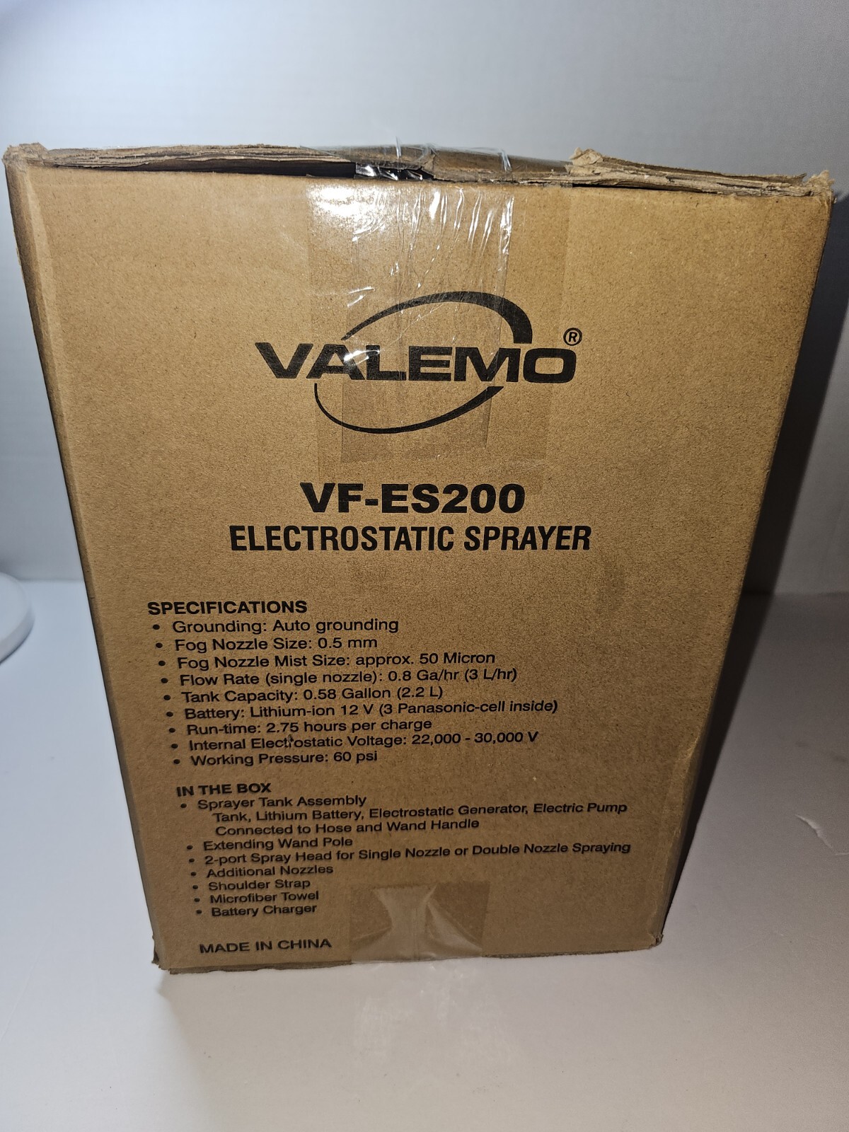 VF-ES200 Cordless Hand-Carry Electrostatic Backpack Sprayer and Low-Volume…