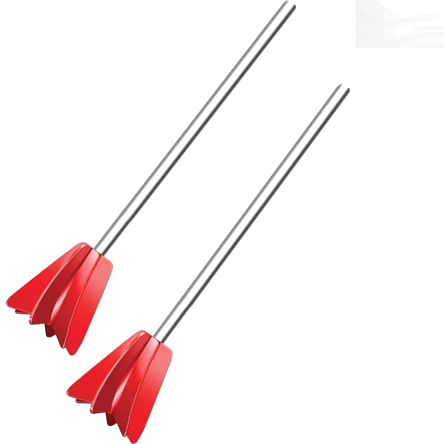HMQ 2-Pack Helix Paint Mixer – Drill Attachment for 1-Quart & 1-Cup Containers