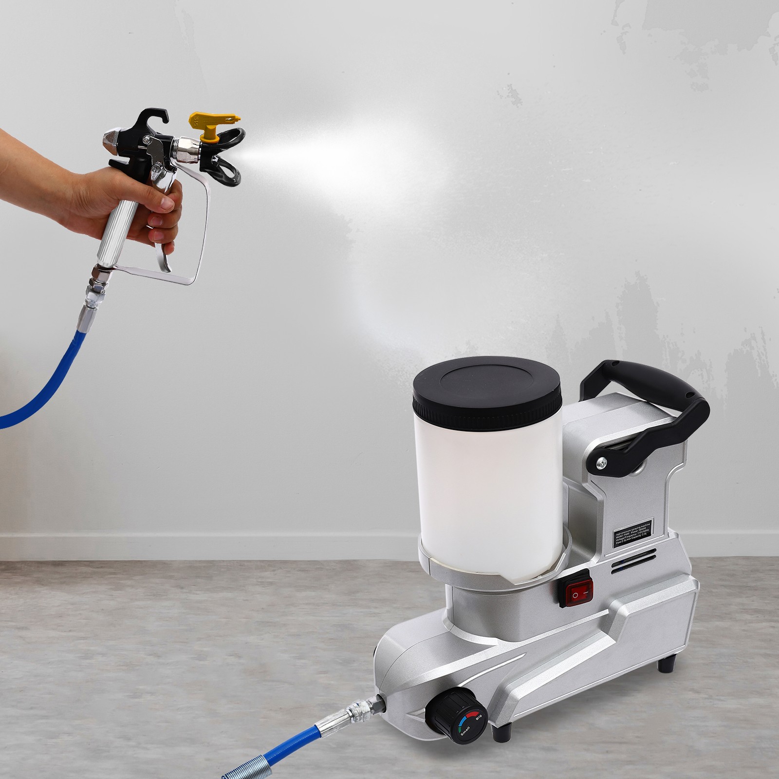 2.5L Paint Sprayer High Pressure Electric Airless Paint Sprayer Painter 120MPa