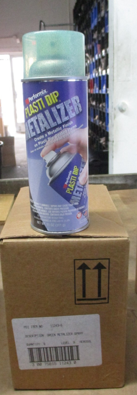 1 CASE PERFORMIX 11243 Plasti Dip Spray Green Metalizer 11oz FREE SHIPPING