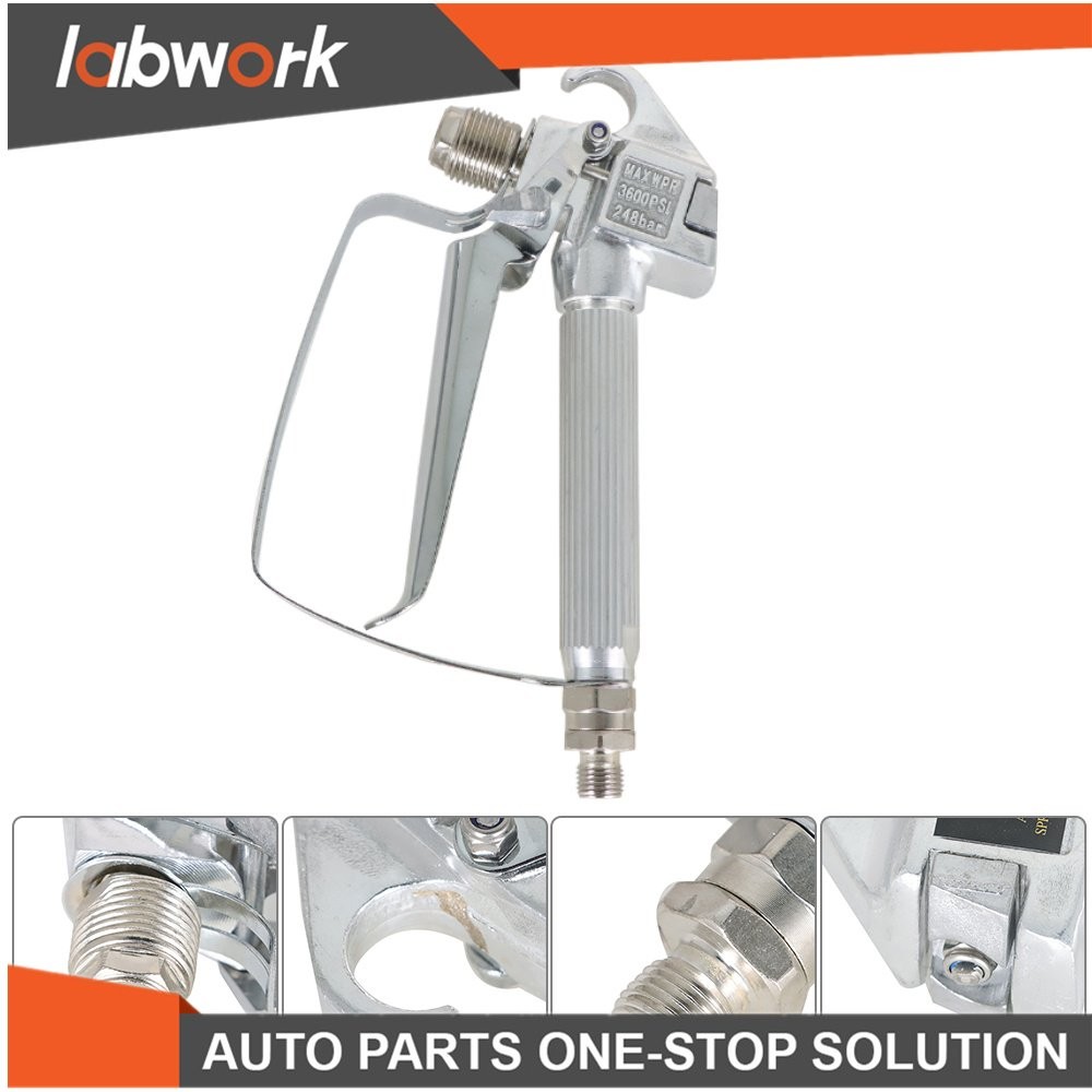 Labwork 2Pack 3600PSI Airless Paint Spray Gun with 517 Tip&Tip Guard For Sprayer